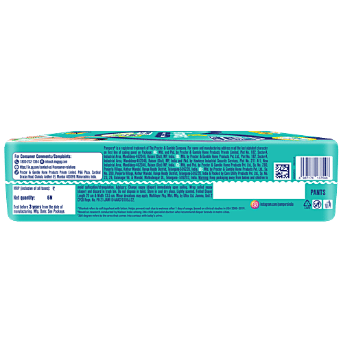 Pampers Diaper Pants - All-Round Protection, Medium, 7-12 kg, 6 pcs