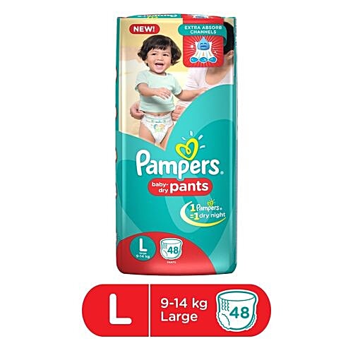 pampers pants l price