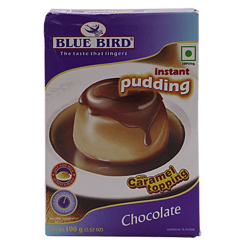 Blue Bird Pudding - Mix Chocolate, 100 g Zero Cholesterol, Vitamin A