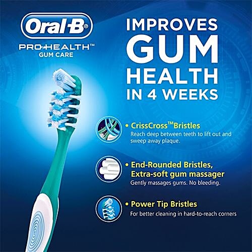 Oral-B Toothbrush Pro - Health Gum Care, Soft, 1 Pc Pouch 