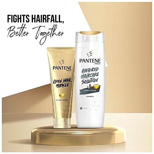 Pantene Advanced Hair Care Solution Shampoo - Lively Clean, 400 ml Bottle 