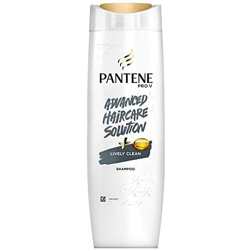 Pantene Advanced Hair Care Solution Shampoo - Lively Clean, 400 ml Bottle 