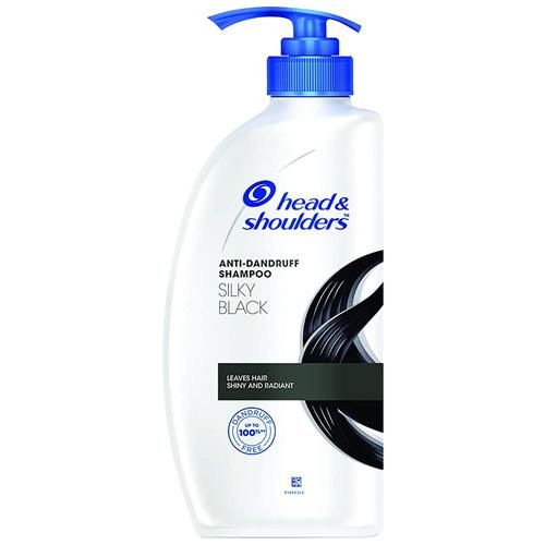 Head & shoulders Silky Black Anti-Dandruff Shampoo - Leaves Hair Shiny & Radiant, 650 ml Bottle 