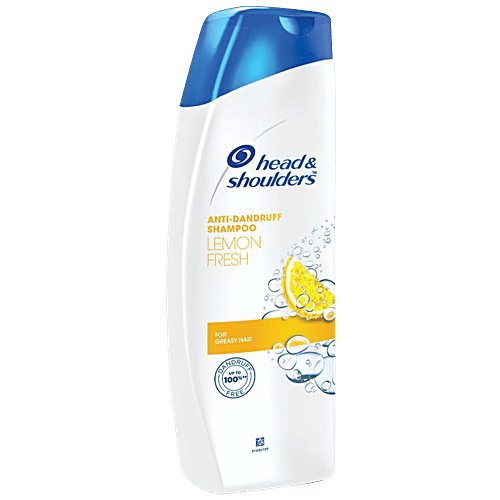 Head & Shoulders Lemon Fresh Anti-Dandruff Shampoo, 180 ml Bottle 