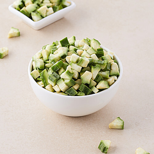 Fresho Ridge Gourd - Diced, 300 g  