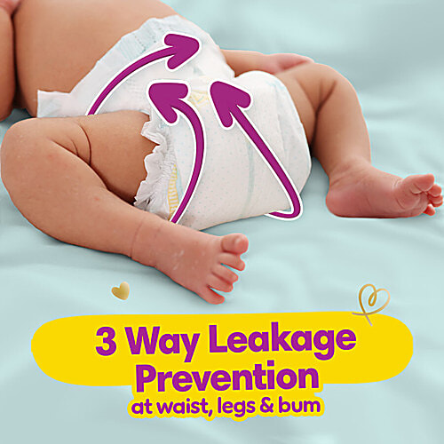 Pampers  New Baby Taped Diapers - NB, 24 pcs Pouch 