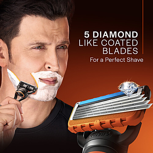 Gillette Fusion Proglide Blades For MenPerfect Shave & Beard ShapePack of 8 Cartridges, 8 pcs 5 Precision Blades, Precision Trimmer