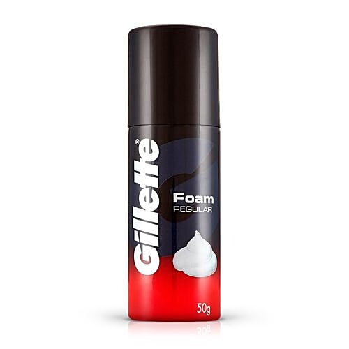 Gillette Pre Shave Foam - Classic, Regular, 50 g Bottle 