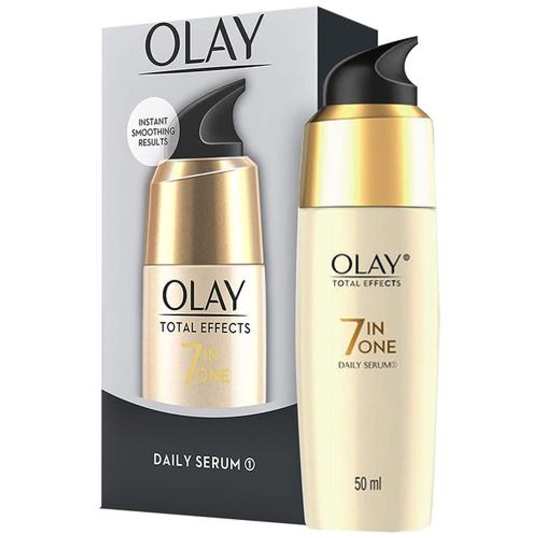 Olay Total Effects 7-In-One Daily Serum - Fights Premature Ageing, For Firmer Skin, 50 ml 