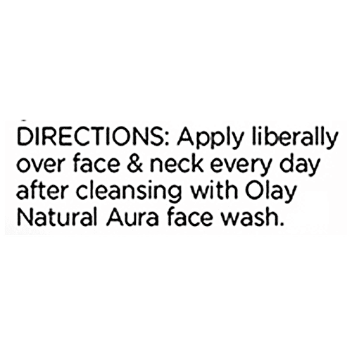 Olay Natural Aura - Vitamin B3, Pro B5, E, With UV Protection, 20 g  