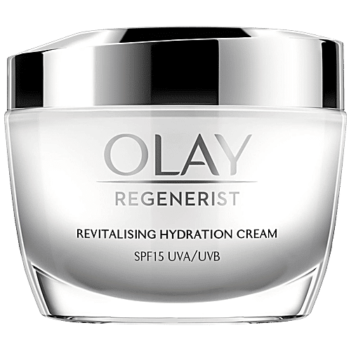 Olay Regenerist Revitalising Hydration Day Cream - With SPF 15 UVA/UVB, Protects Skin, 50 g  
