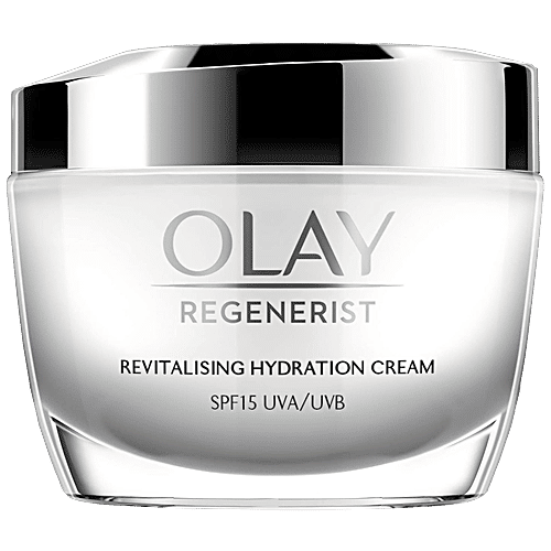 Olay Regenerist Revitalising Hydration Day Cream - With SPF 15 UVA/UVB, Protects Skin, 50 g  