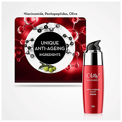 Olay Regenerist Micro Sculpting Serum - Anti-Ageing, Improves Skin Texture, 50 ml  
