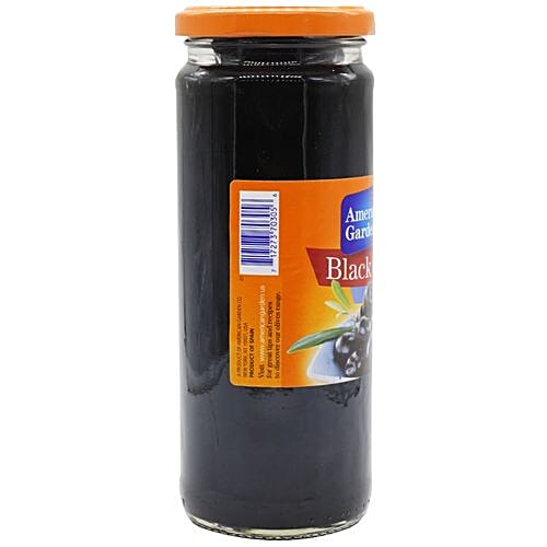 American Garden  Olives Whole - Black, 450 g  