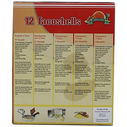 Cantina Mexicana Mexicana - 12 Tacoshells, 150 g  