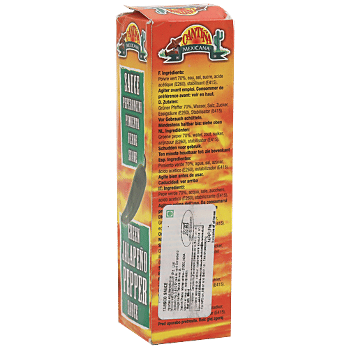 Cantina Mexicana Pepper Sauce - Green Jalapeno, 60 ml  