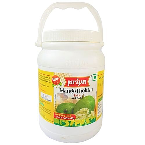 Priya Pickle - Mango Thokku With Garlic, 1 kg Jar