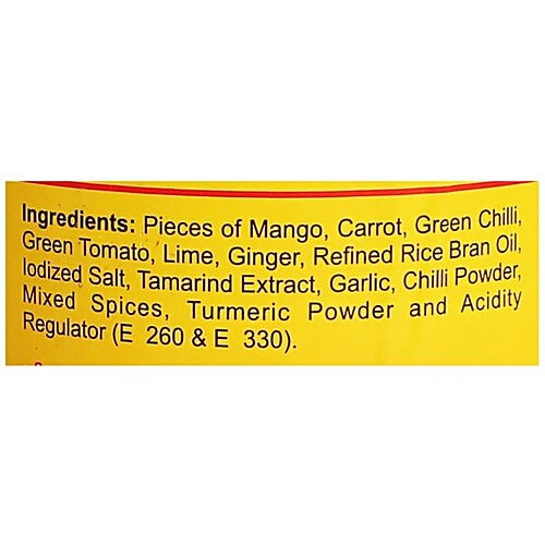 Priya Pickle - Mixed Vegetable (With Garlic), 300 g Bottle 