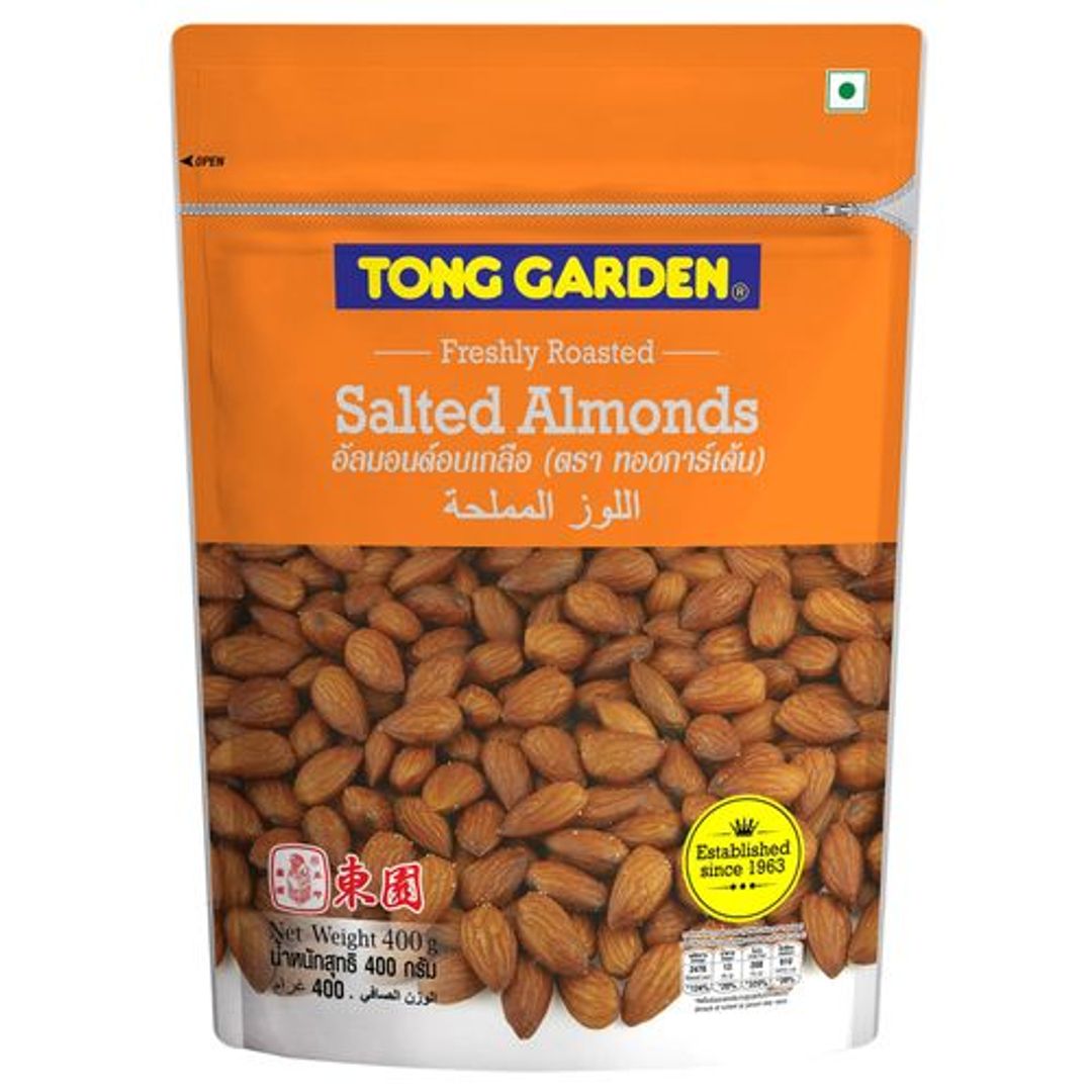 Tong Garden Almonds - Salted, 400 g Pouch