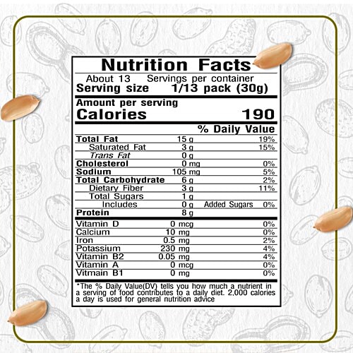 Tong Garden Salted Peanuts, 370 g Freshly Roasted
Salted Peanuts