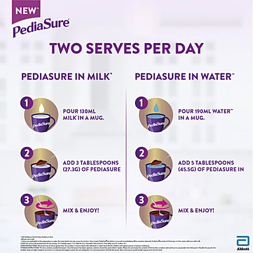 Pediasure Chocolate Nutrition Drink Mix 2 to 6 Years, 375 g Box 