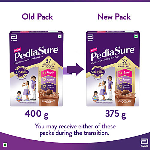 Pediasure Chocolate Nutrition Drink Mix 2 to 6 Years, 375 g Box 