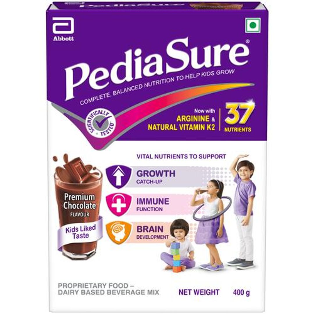 Pediasure Nutrition Health Drink Mix - Premium Chocolate Flavour, 400 g 