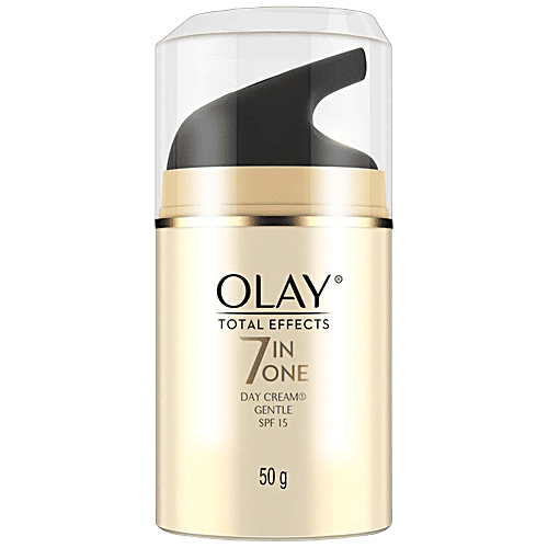 Olay Total Effects 7 In One Day Cream - Gentle, Hydrates & Moisturises The Skin, Minimises Pores, SPF 15, 50 g  
