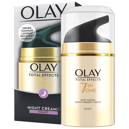 Olay Total Effects 7 In 1 Anti-Ageing Night Cream - Rich In Vitamin B5, C & E, 50 g  