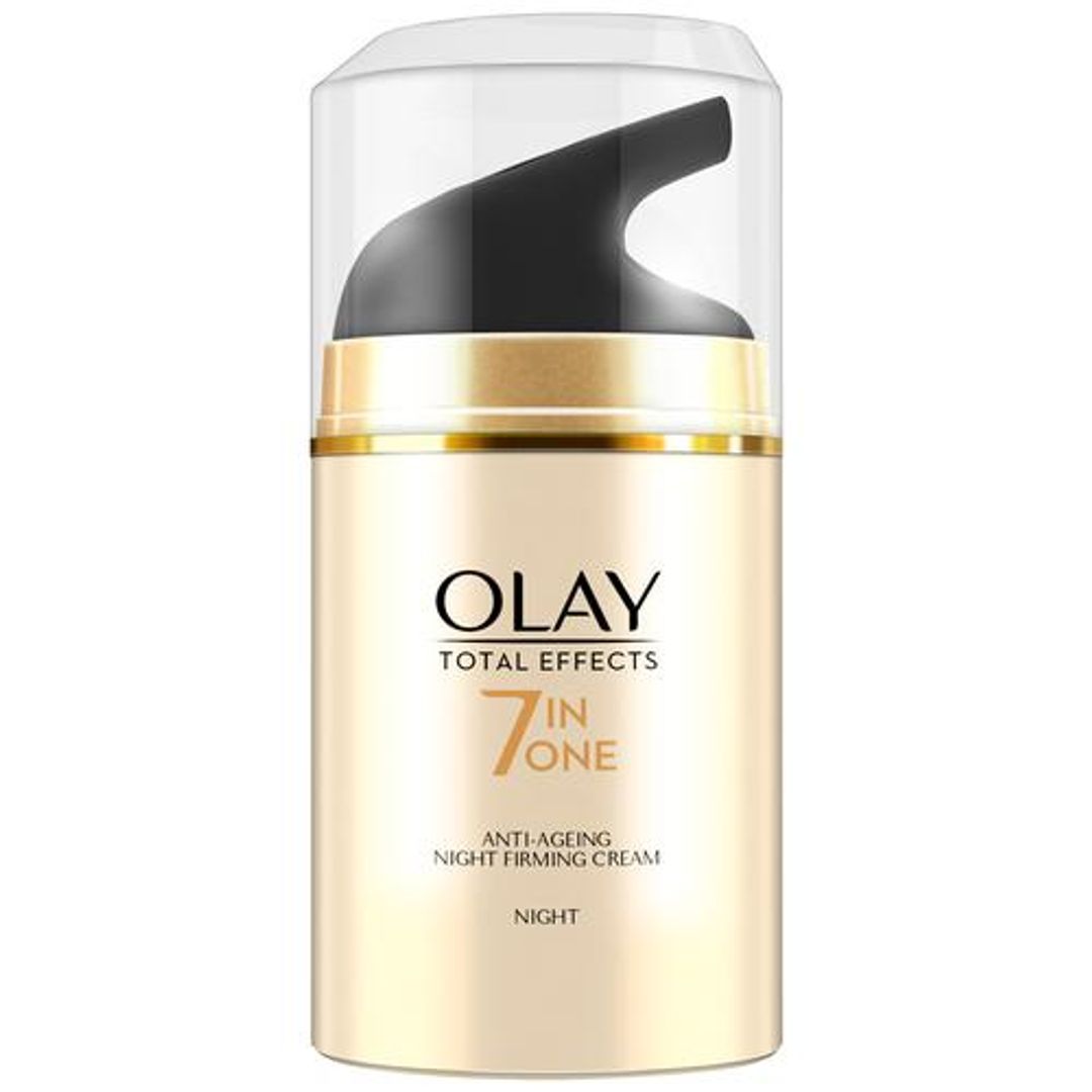 Olay Total Effects 7 In 1 Anti-Ageing Night Cream - Rich In Vitamin B5, C & E, 50 g 