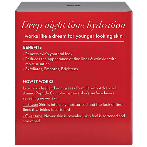 Olay Regenerist Revitalising Night Cream - With Anti-Ageing Properties & Moisturises Skin, 50 g  