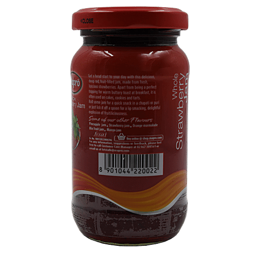 Buy Mapro Jam Whole Strawberry 200 Gm Bottle Online at the Best Price