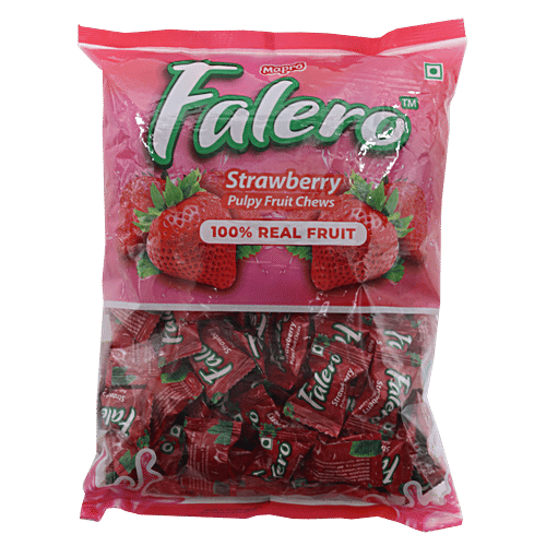 Mapro Falero Pulpy Fruit Chews - Strawberry, 400 g  