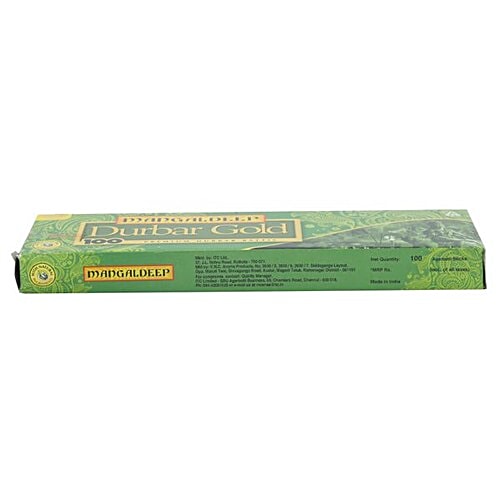 Mangaldeep Durbar Gold - Premium Durbar Battis, 80 Sticks Pouch 