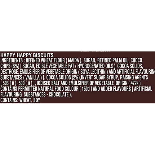 Parle Happy Choco-Chip Cookies, 31.5 g  