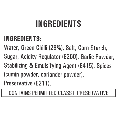 Chings Secret Green Chilli Sauce, 90 g  