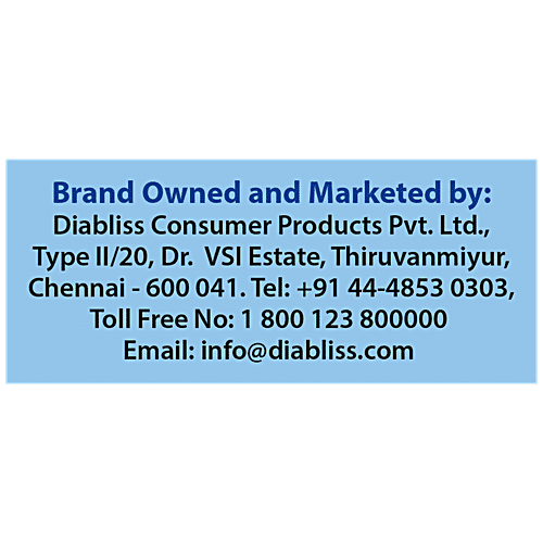 DIABLISS Diabetic Friendly Sugar - Sulphur Free, Low GI, For Wellness Conscious, 200 g (40 Sachets x 5 g Each) 