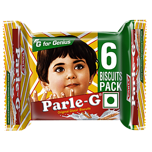 Parle Premium Original Glucose Biscuits - Parle-G, 17.7 g Pouch 