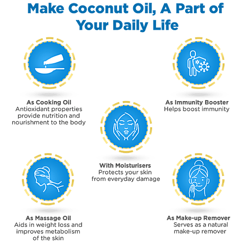 Dabur Anmol Gold Pure Coconut Oil, 500 ml  