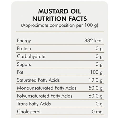 Terra Greens Organic - Mustard Oil, 1 L  