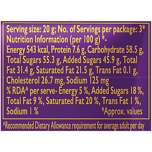 CADBURY DAIRY MILK SILK Bubbly Chocolate 50 g