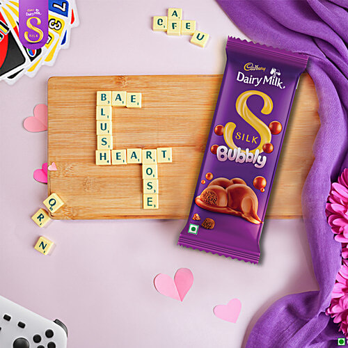 Cadbury Dairy Milk Silk Bubbly Chocolate Bar, 46 g  