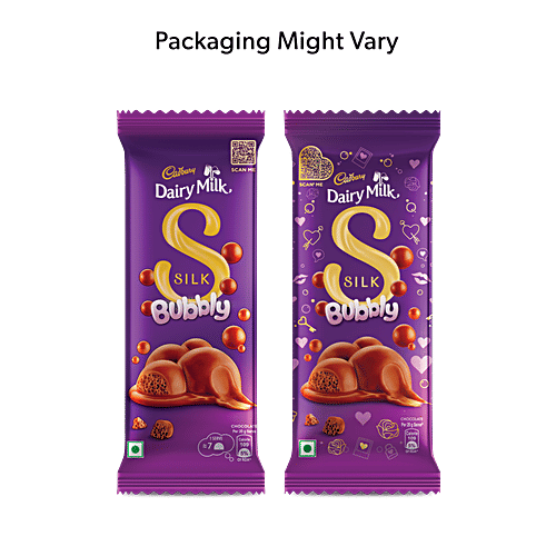 Cadbury Dairy Milk Silk Bubbly Chocolate Bar, 46 g  