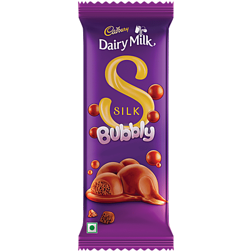 Cadbury Dairy Milk Silk Bubbly Chocolate Bar, 46 g  