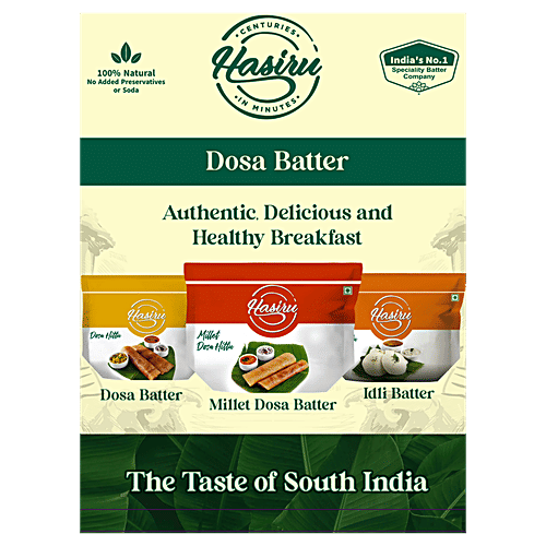 Buy HASIRU Dosa Batter 100 Natural, Authentic, No Preservatives