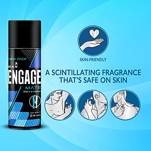 Engage Bodylicious Deodorant Spray - Mate For Men, 150 ml  