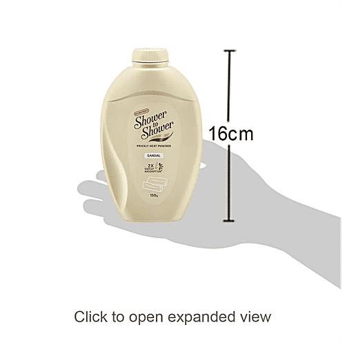 Buy Shower To Shower Prickly Heat Powder Sandal 150 Gm Online at the