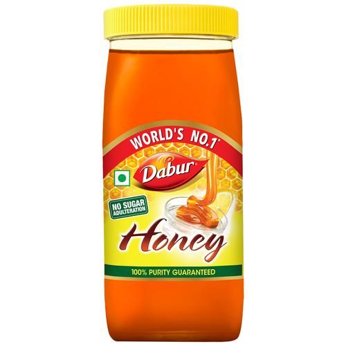 Dabur 100% Pure Honey - Worlds No. 1 Honey Brand With No Sugar Adulteration, 1 Kg  