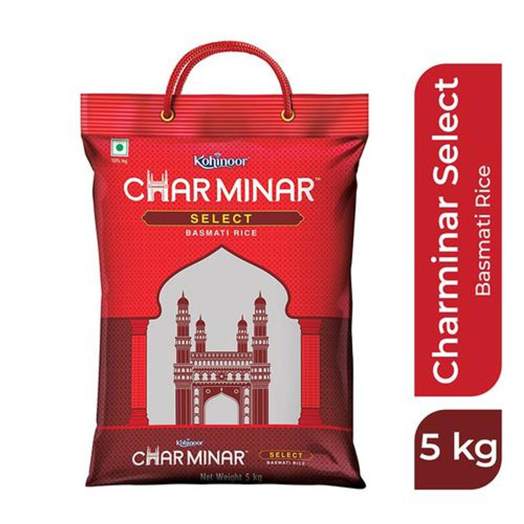 Kohinoor Charminar Basmati Rice/Basmati Akki - Select, 5 kg 
