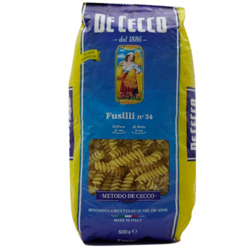 Buy De Cecco Pasta Fusilli 500 Gm Pouch Online At Best Price of Rs null -  bigbasket